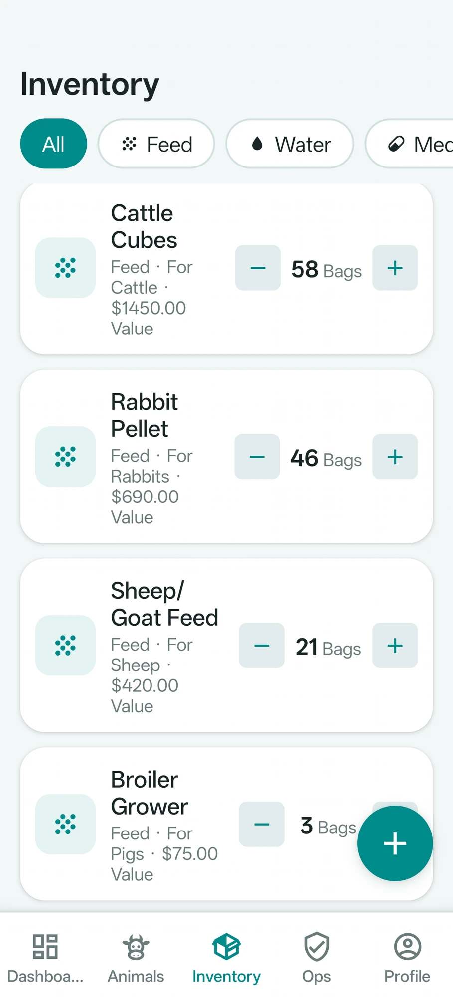 Feed & Inventory